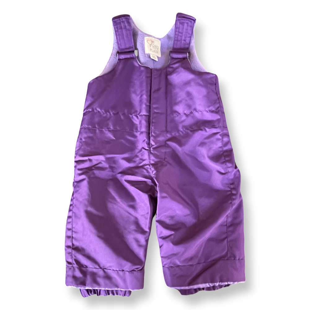 Est. 1989 Place Purple Snow Bib/Pants - 9-12 months